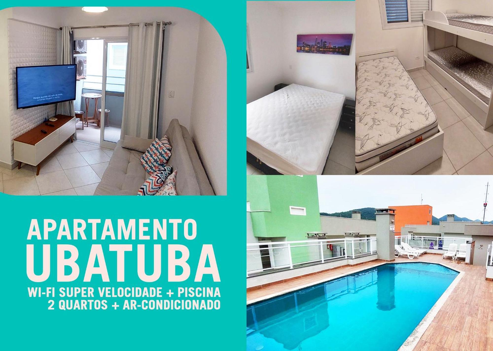 Apartamento Ubatuba Itagua - Ar - Wifi المظهر الخارجي الصورة